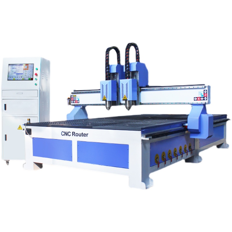 1825獨(dú)立雙頭木工雕刻機(jī)真空吸附cnc大型木材定制全自動(dòng)開(kāi)料機(jī)